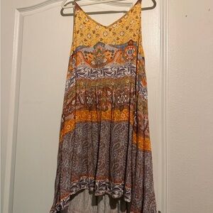 Bohemian Multicolor Sleeveless Dress